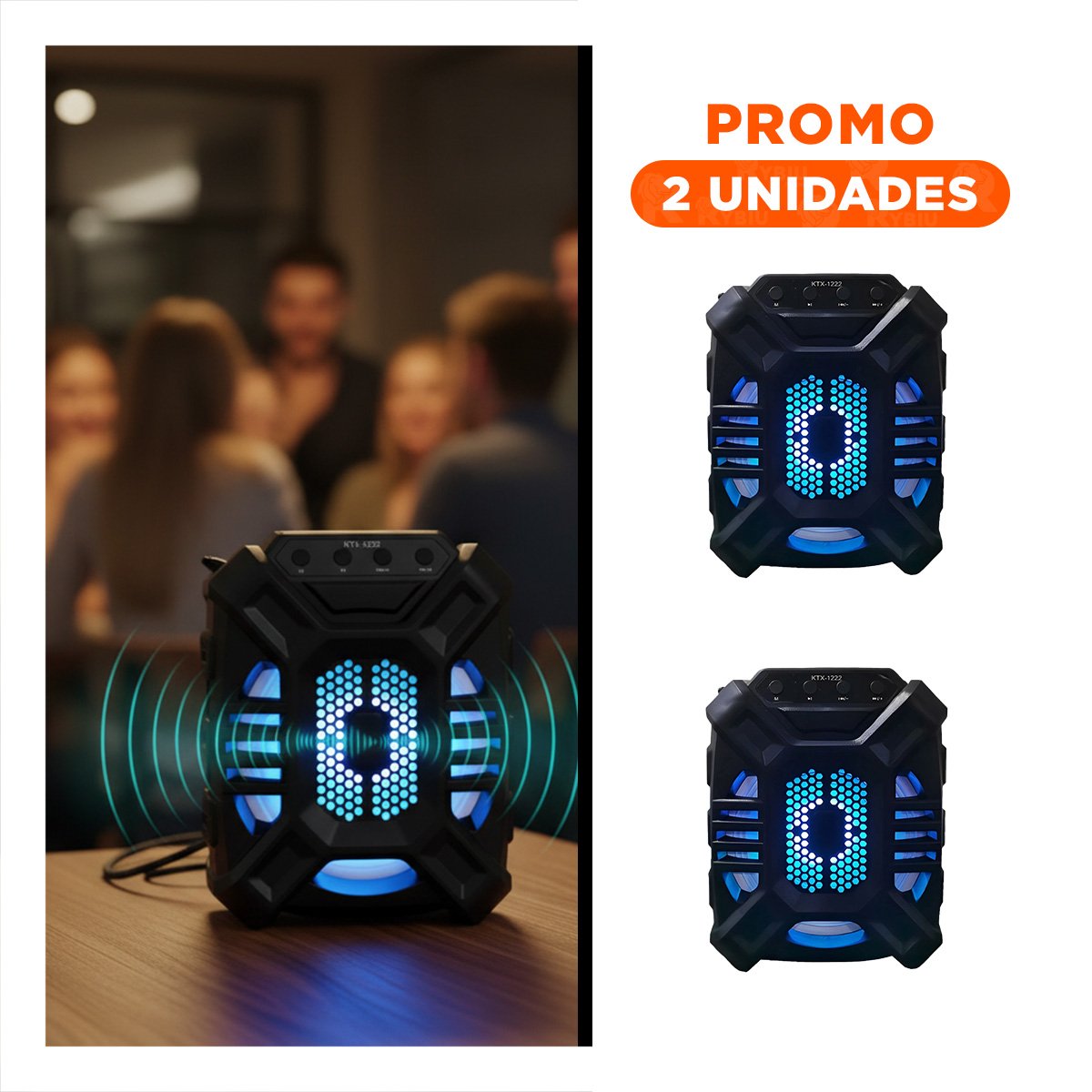 PACK2 SISTEMA INALAMBRICO DE 6,5 PULGADAS PARA EL HOGAR CON SONIDO MUY POTENTE - 1
