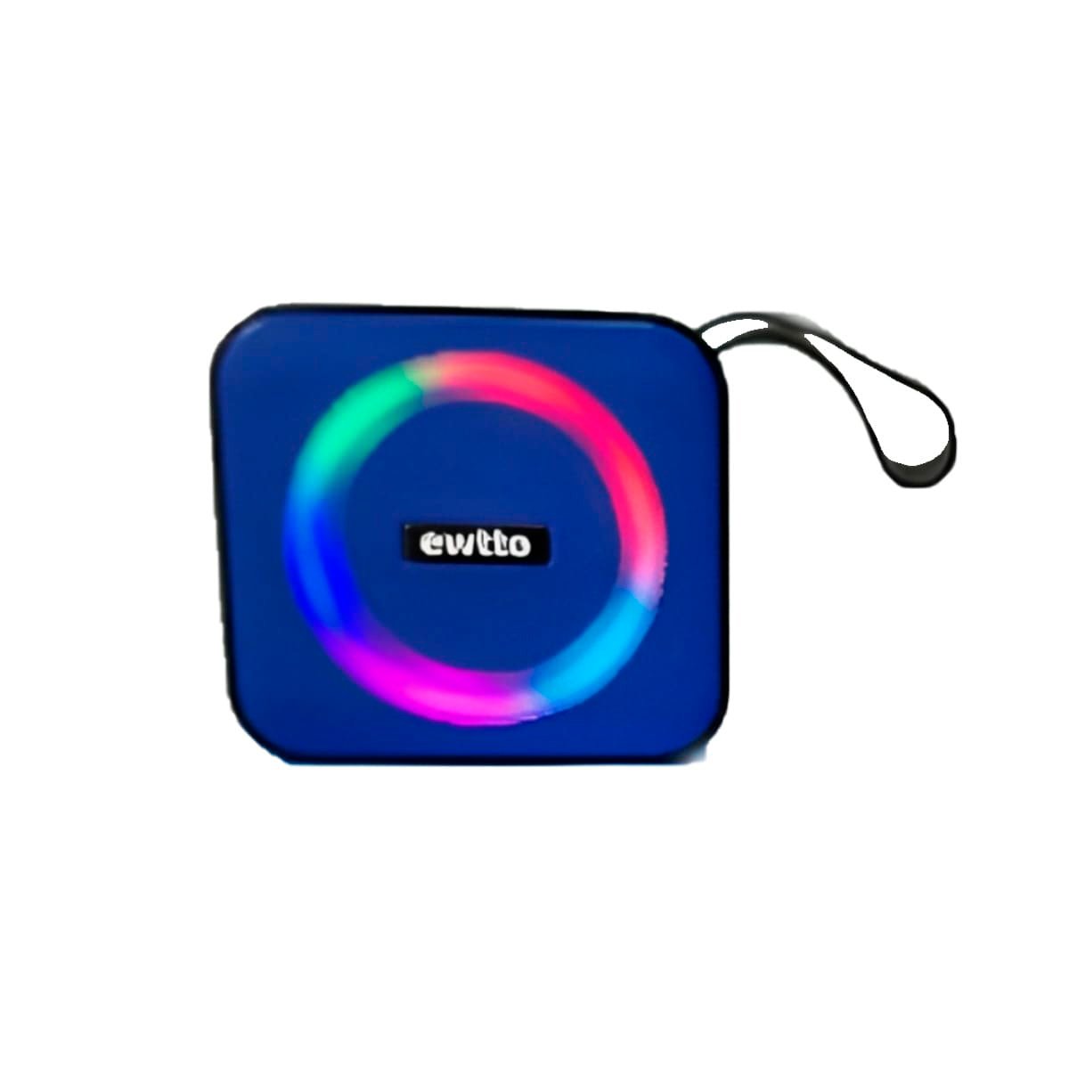 REPRODUCTOR PORTATIL DE PLASTICO AZUL PARA AMBIENTE CON AUDIO DE CALIDAD Y+PAPEL REGALO - 1