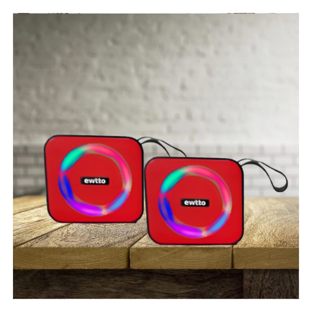BOCINA POTENTE DE PLASTICO ROJO PARA LAPTOP CON CALIDAD DE AUDIO PRO Y+REGALO STICKER - 2