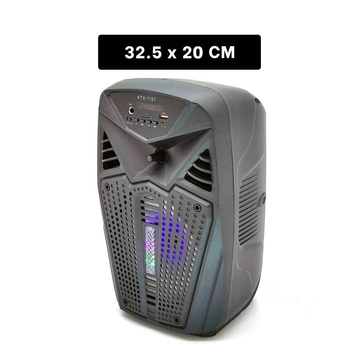 PACK6 EQUIPO DE SONIDO DE PLASTICO CON LUCES LED Y BLUETOOTH PARA MUSICA Y+REGALO STICKER - 4