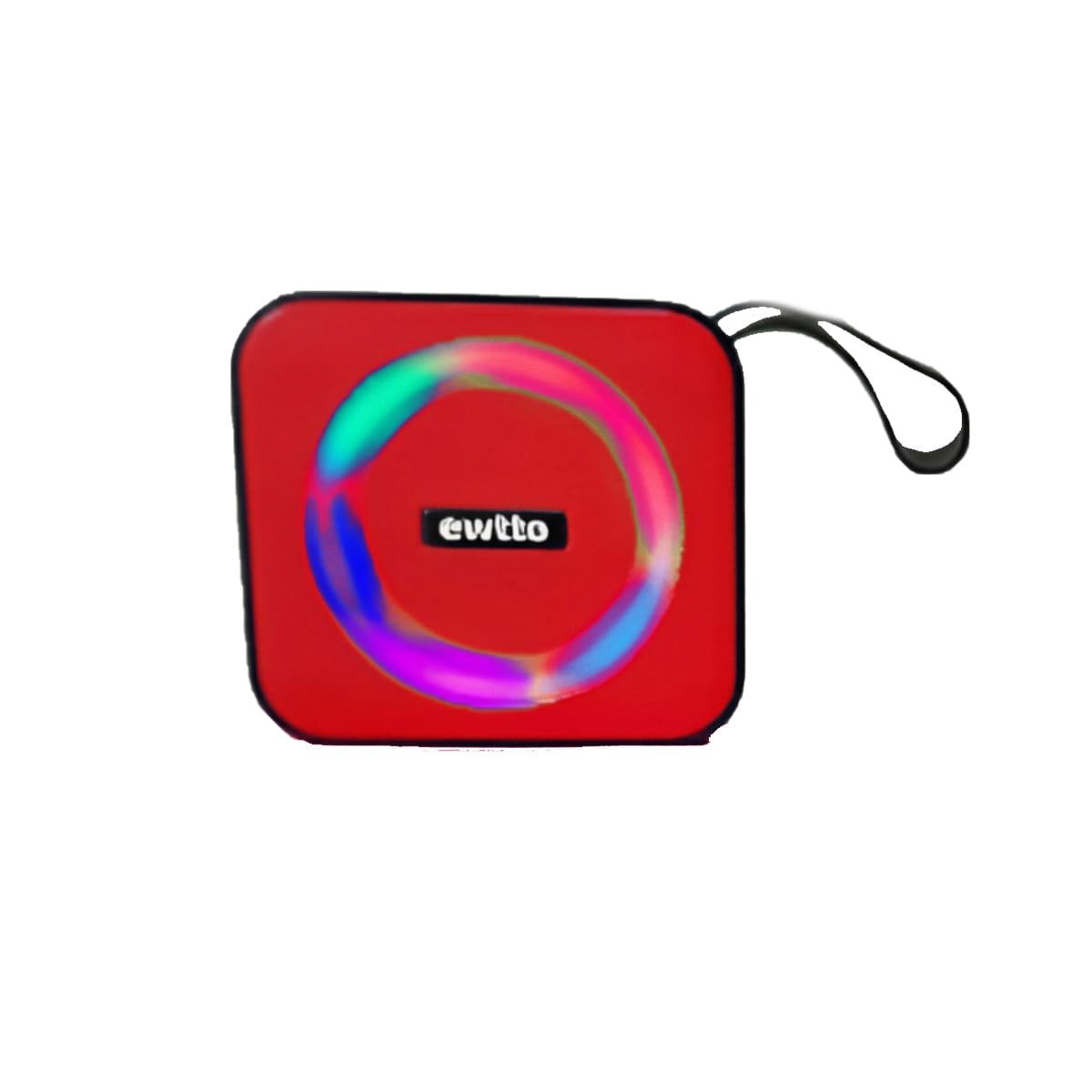ALTAVOZ RESISTENTE ROJO DE PLASTICO PARA CAMPO CON TECNOLOGIA DE SONIDO Y+PAPEL REGALO - 1
