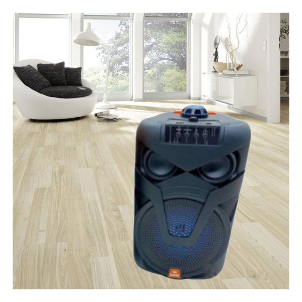 EQUIPO DE AUDIO DE PLASTICO PARA MESA DE NOCHE ALTA Y+PAPEL REGALO - 5