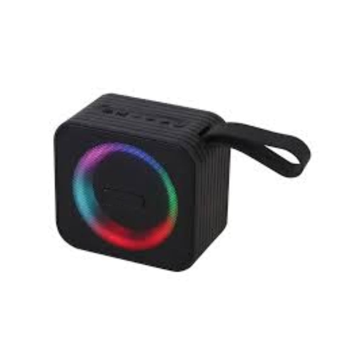 PACK2 BOCINA DE PLASTICO NEGRO CON CARGA RAPIDA PARA MUSICA EN TODO MOMENTO Y+REGALO STICKER - 2