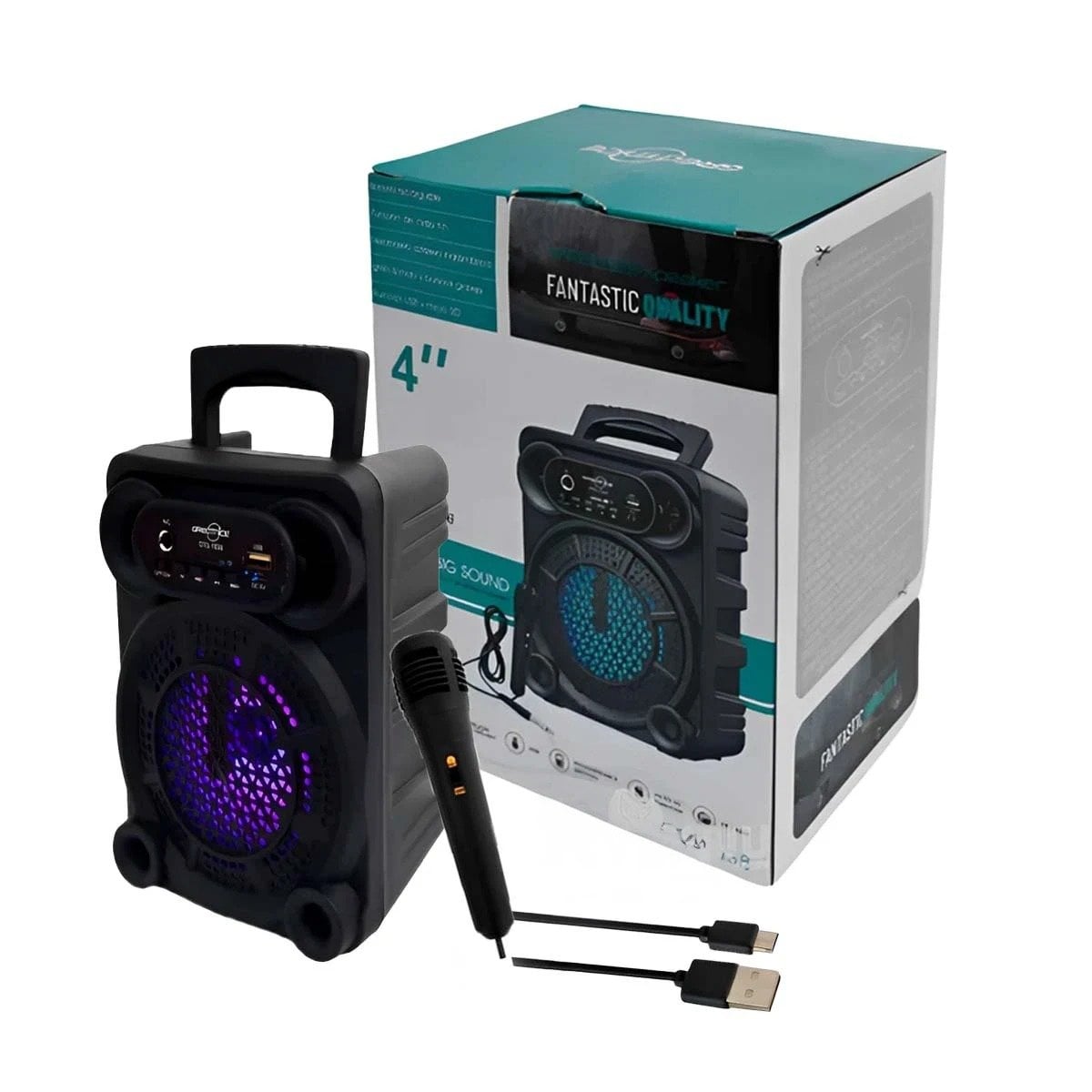 PACK4 EQUIPO CON SISTEMA DE AUDIO DIGITAL DE 4 PULGADAS DE PLASTICO PARA EL OCIO Y+PAPEL REGALO - 3
