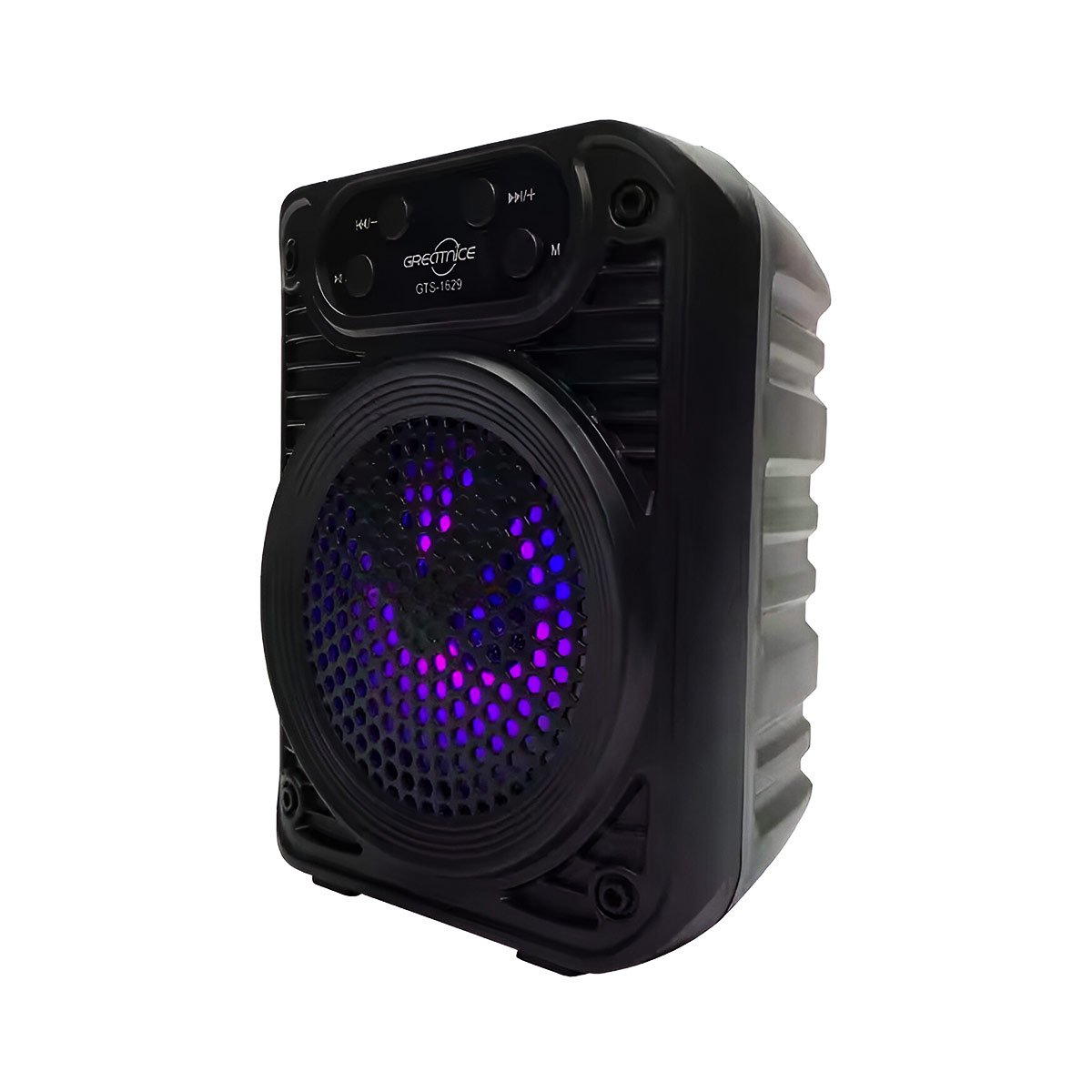 PACK4 BOCINA DE SONIDO NITIDO CON 6,5 PULGADAS DE PLASTICO Y LUCES INTEGRADAS Y+PAPEL REGALO - 3