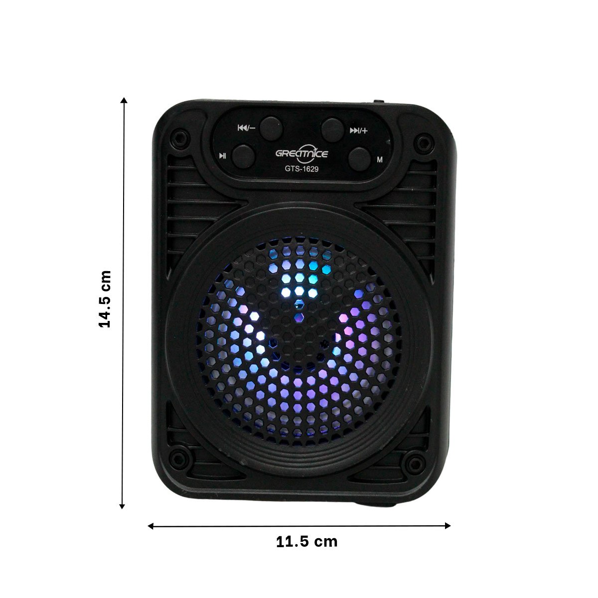 PACK4 BOCINA DE SONIDO NITIDO CON 6,5 PULGADAS DE PLASTICO Y LUCES INTEGRADAS Y+PAPEL REGALO - 5