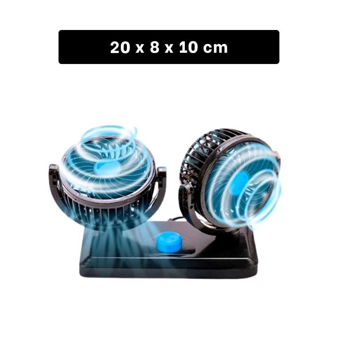 PACK2 SOPLADOR DE PLASTICO NEGRO CON 2 CABEZALES PARA AUTO DE MUCHA TECNOLOGIA Y+PAPEL REGALO - 4