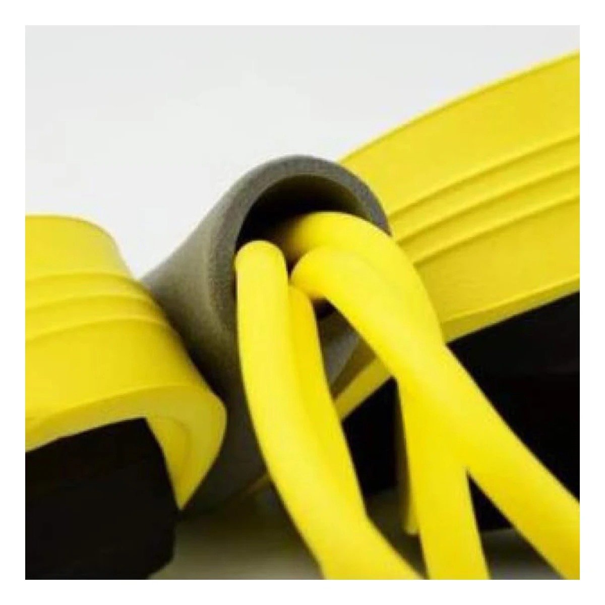 PACK2 CORREA PARA FITNESS CON PEDAL AMARILLO Y NEGRO Y+PAPEL REGALO - 2