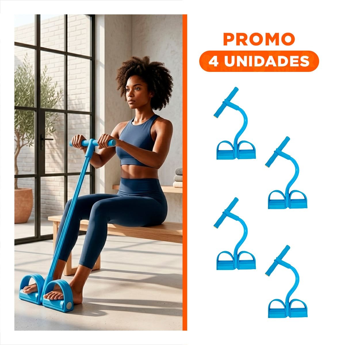PACK4 CINTA PARA CASA CON PEDAL CELESTE Y+REGALO STICKER - 1