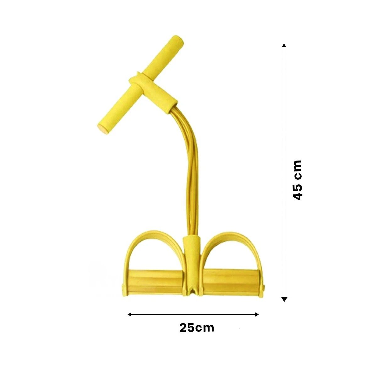 PACK12 BANDA ELASTICA CON PEDAL AMARILLO RESISTENTE - 4