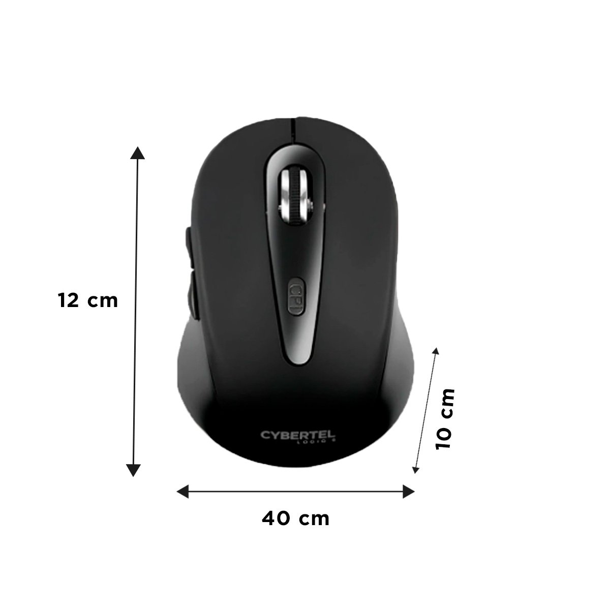 PACK6 RATON CYBERTEL NEGRO TECNOLOGIA PORTATIL PARA ESTUDIO Y TRABAJO Y+PAPEL REGALO - 4