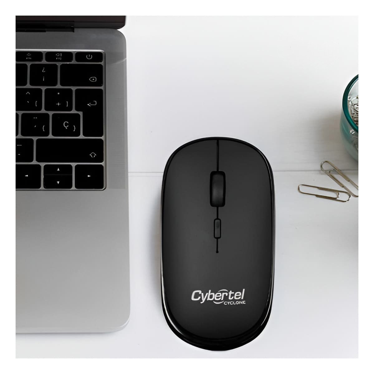 PACK4 DISPOSITIVO INALAMBRICO CYBERTEL NEGRO PARA TRABAJO TECNOLOGICO Y+PAPEL REGALO - 2