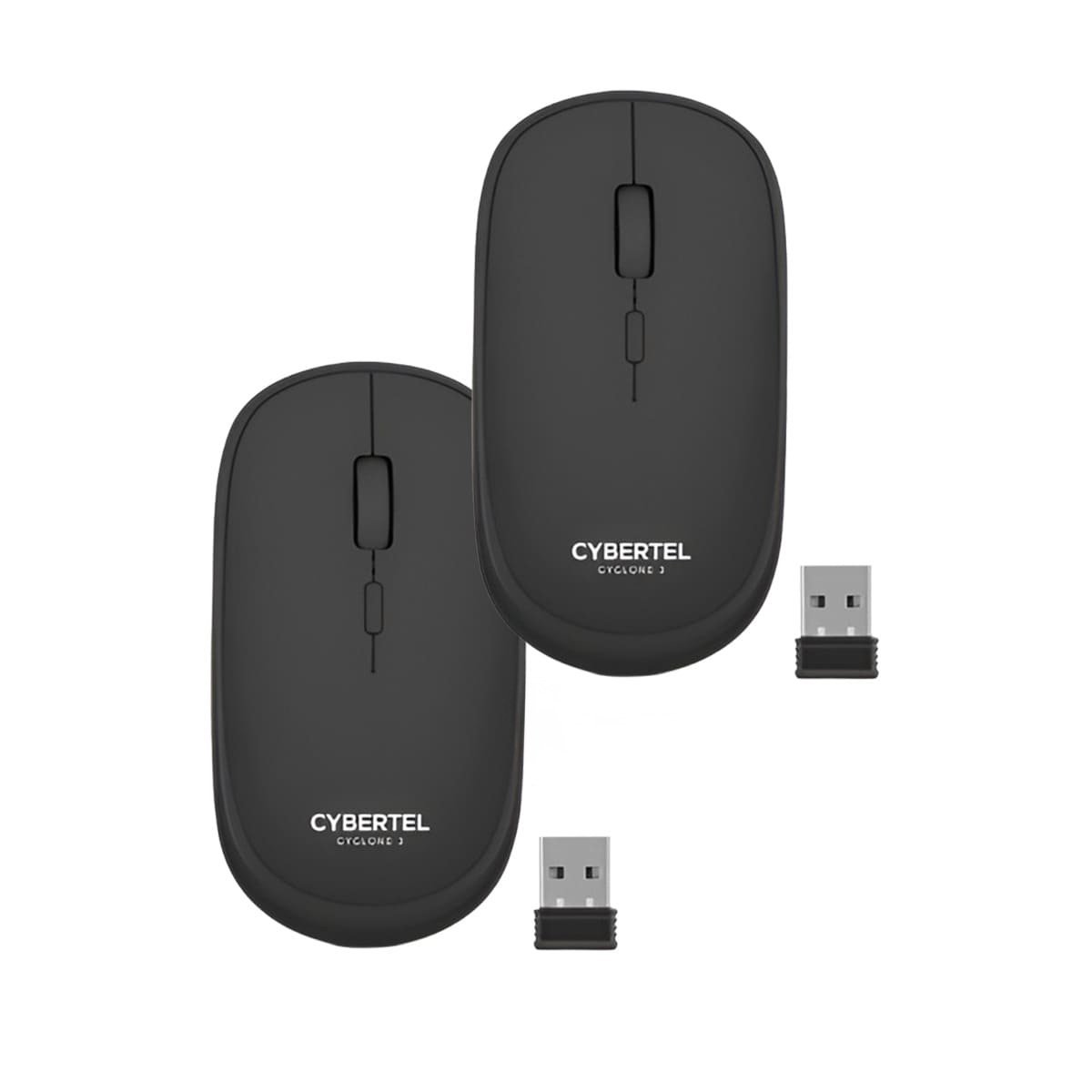 PACK4 DISPOSITIVO INALAMBRICO CYBERTEL NEGRO PARA TRABAJO TECNOLOGICO Y+PAPEL REGALO - 3