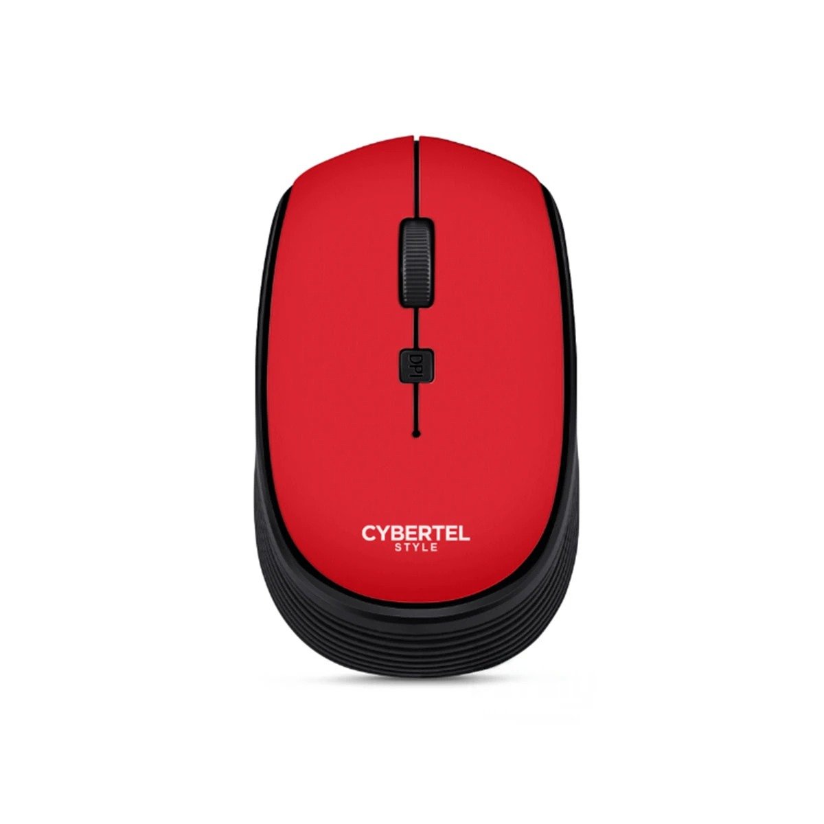 PACK2 RATON INALAMBRICO CON DISENO DE CYBERTEL STYLE ROJO PARA LAPTOP EN CASA Y+REGALO STICKER - 2
