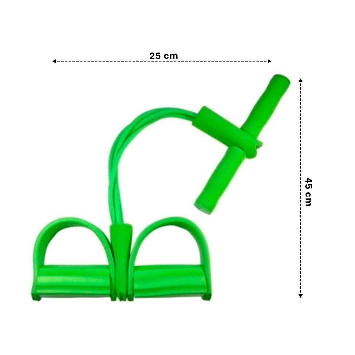 PACK2 CORREA PARA FITNESS CON PEDAL VERDE Y+PAPEL REGALO - 4