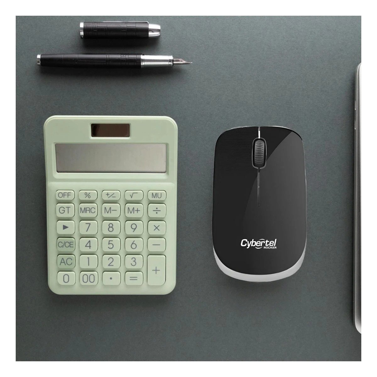 PACK4 ACCESORIO OPTICO DE CYBERTEL NEGRO PARA LA PRODUCTIVIDAD EN CASA Y+REGALO STICKER - 3