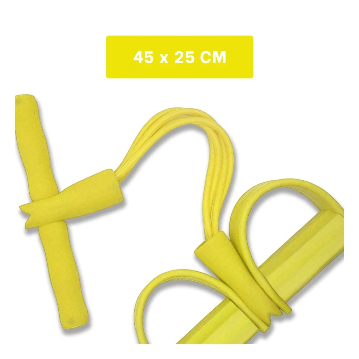 PACK12 CINTA ELASTICA CON PEDAL AMARILLO RESISTENTE Y+PAPEL REGALO - 4
