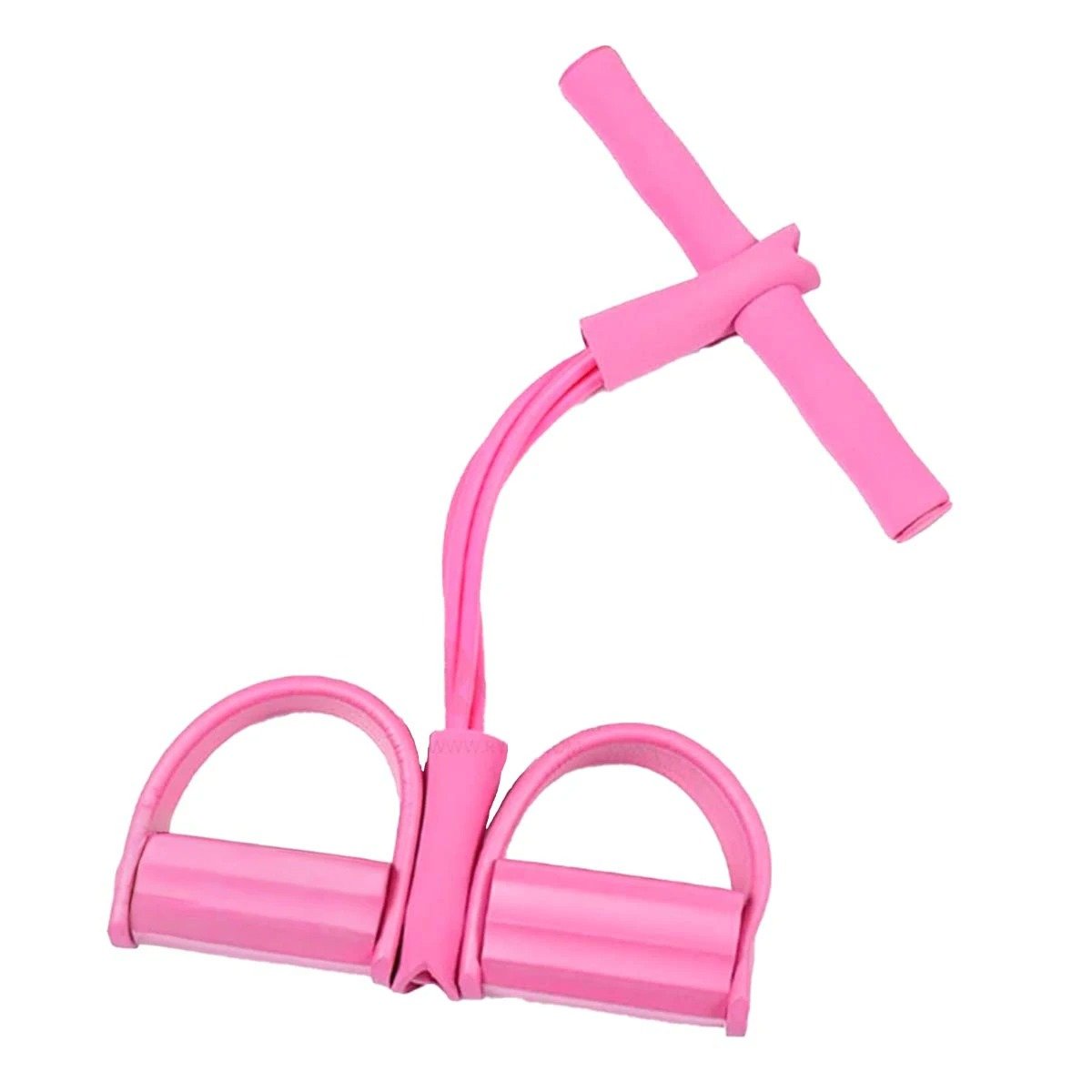 PACK2 TIRA PARA FITNESS CON PEDAL ROSADO Y+REGALO STICKER - 2