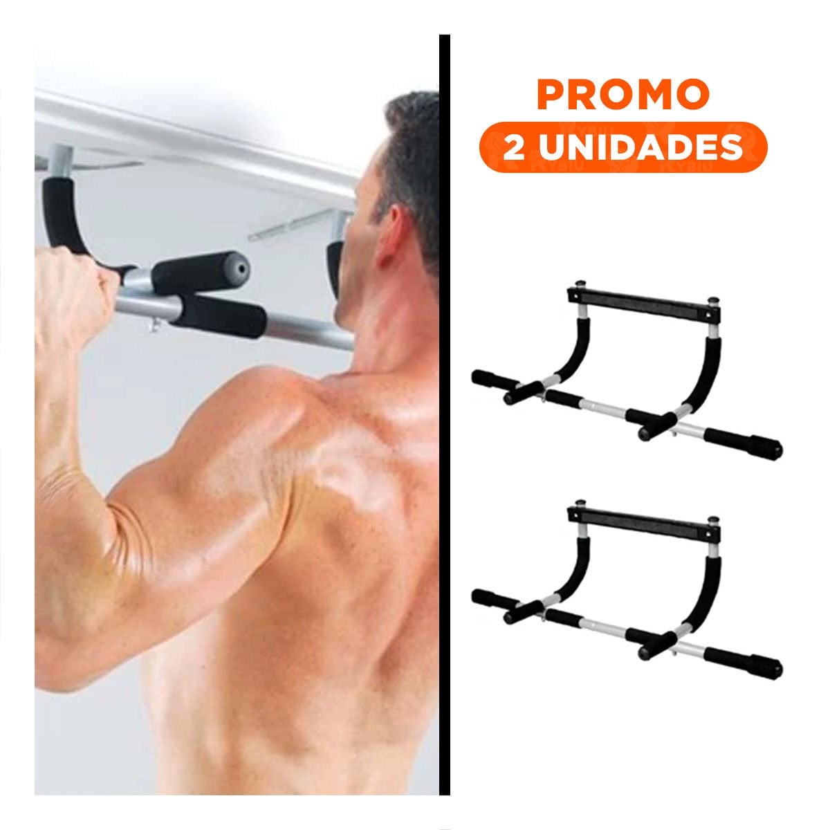 PACK2 EQUIPO PARA DOMINADAS TIPO IRON GYM PARA CASA - 1