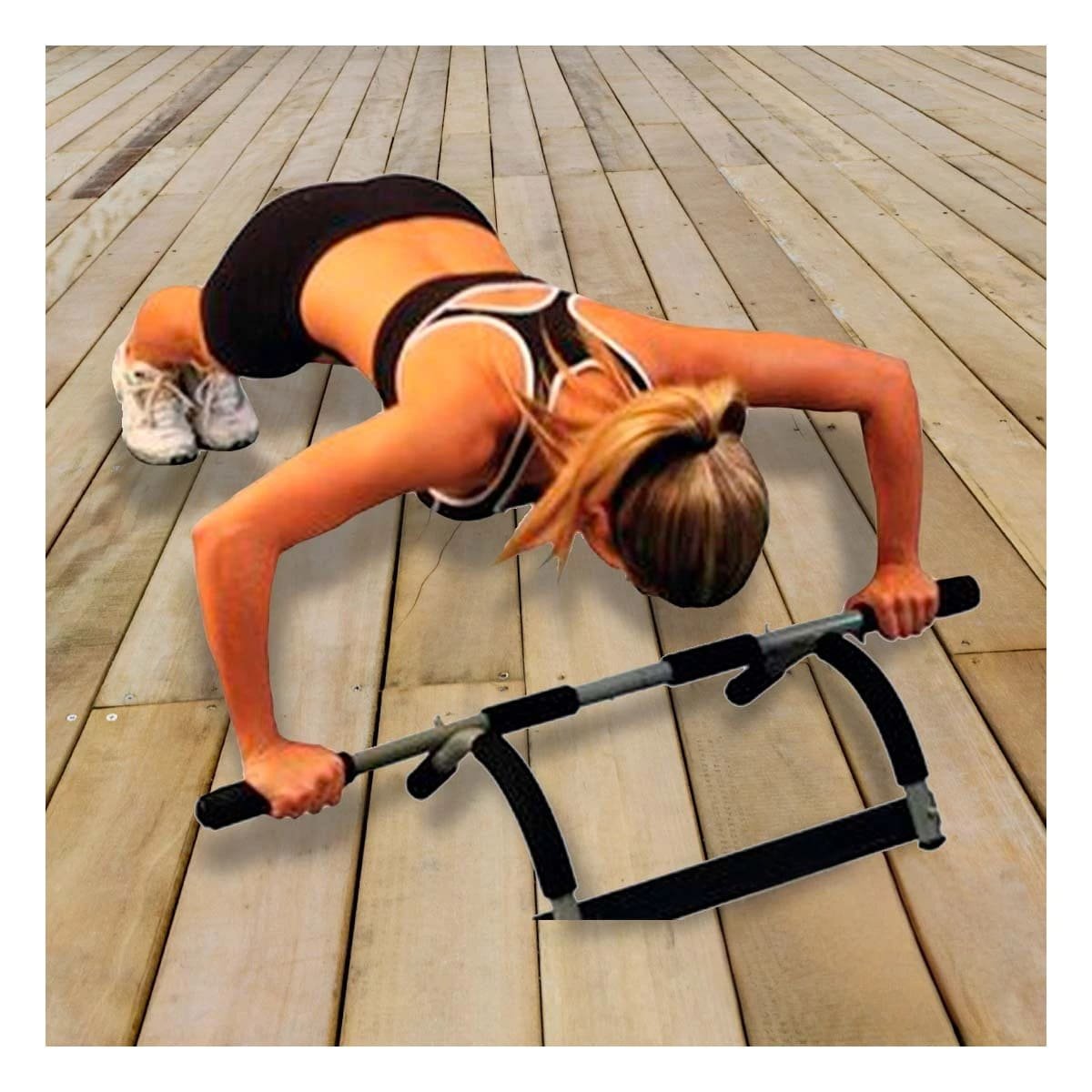 PACK2 EQUIPO PARA DOMINADAS TIPO IRON GYM PARA CASA - 5