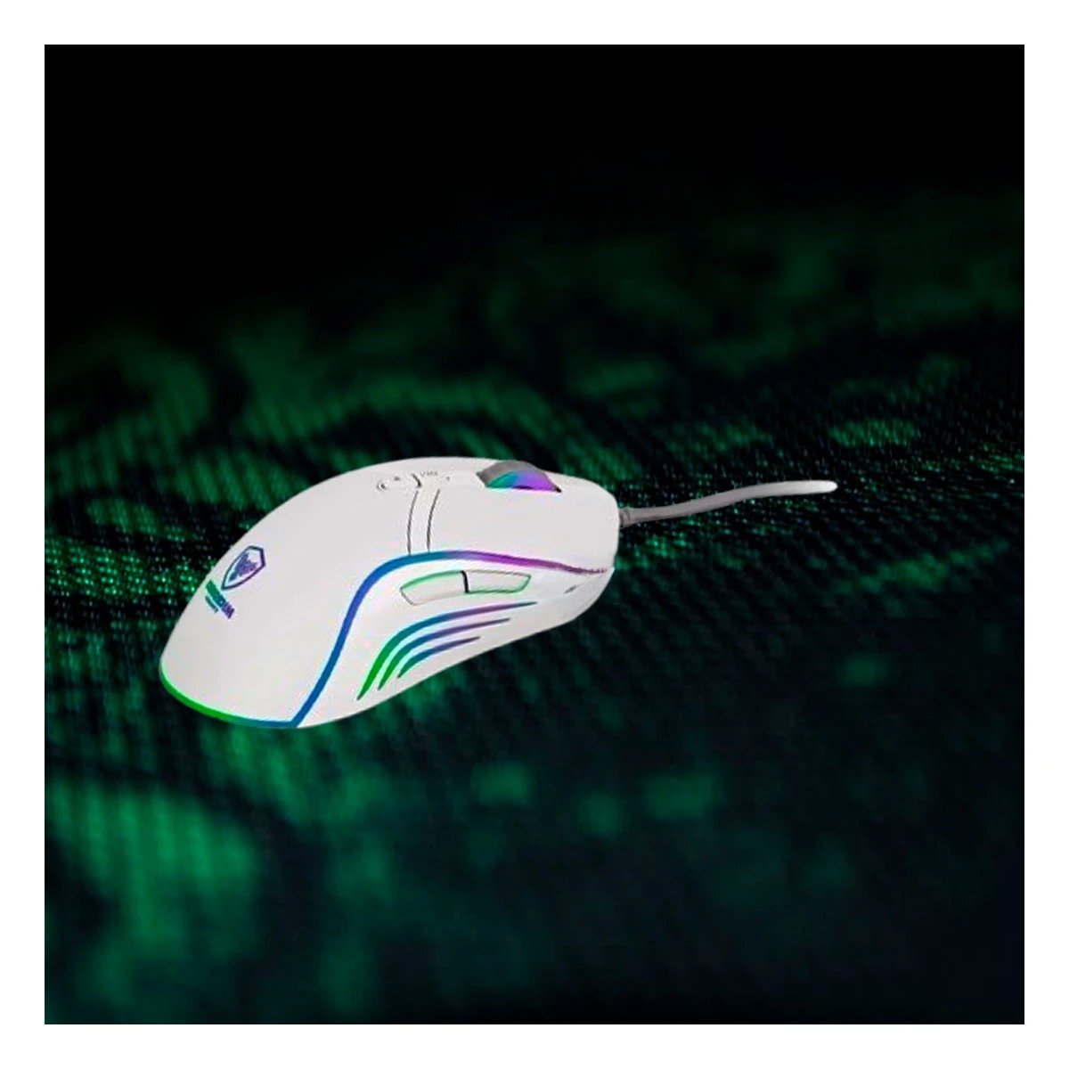 PACK6 MOUSE GAMER STINGRAY BLANCO PARA ESTUDIANTES CON PRECISION - 5