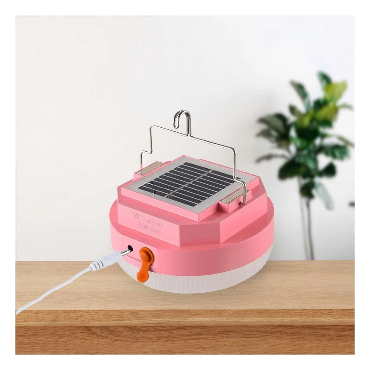 PACK6 FOCO RECARGABLE ROSADO SILENCIOSO CON DISENO LED MODERNO - 2