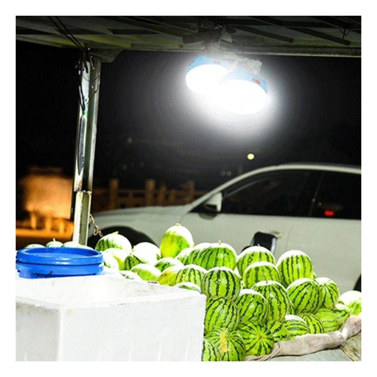 PACK6 LUZ RECARGABLE CELESTE SILENCIOSA CON DISENO SLIM Y LED BRILLANTE - 3