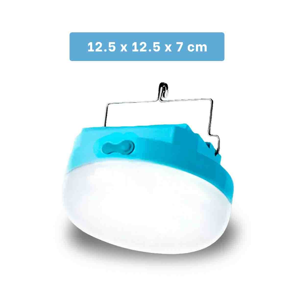 PACK6 LUZ RECARGABLE CELESTE SILENCIOSA CON DISENO SLIM Y LED BRILLANTE - 4