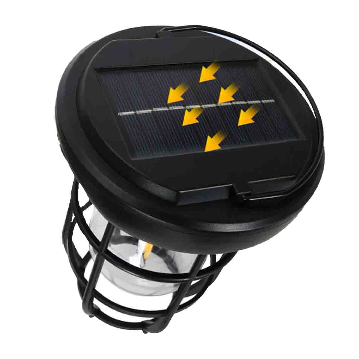 PACK6 LUZ SOLAR CON SENSOR DE MOVIMIENTO NEGRO SILENCIOSA Y EFICIENTE Y+REGALO STICKER - 2