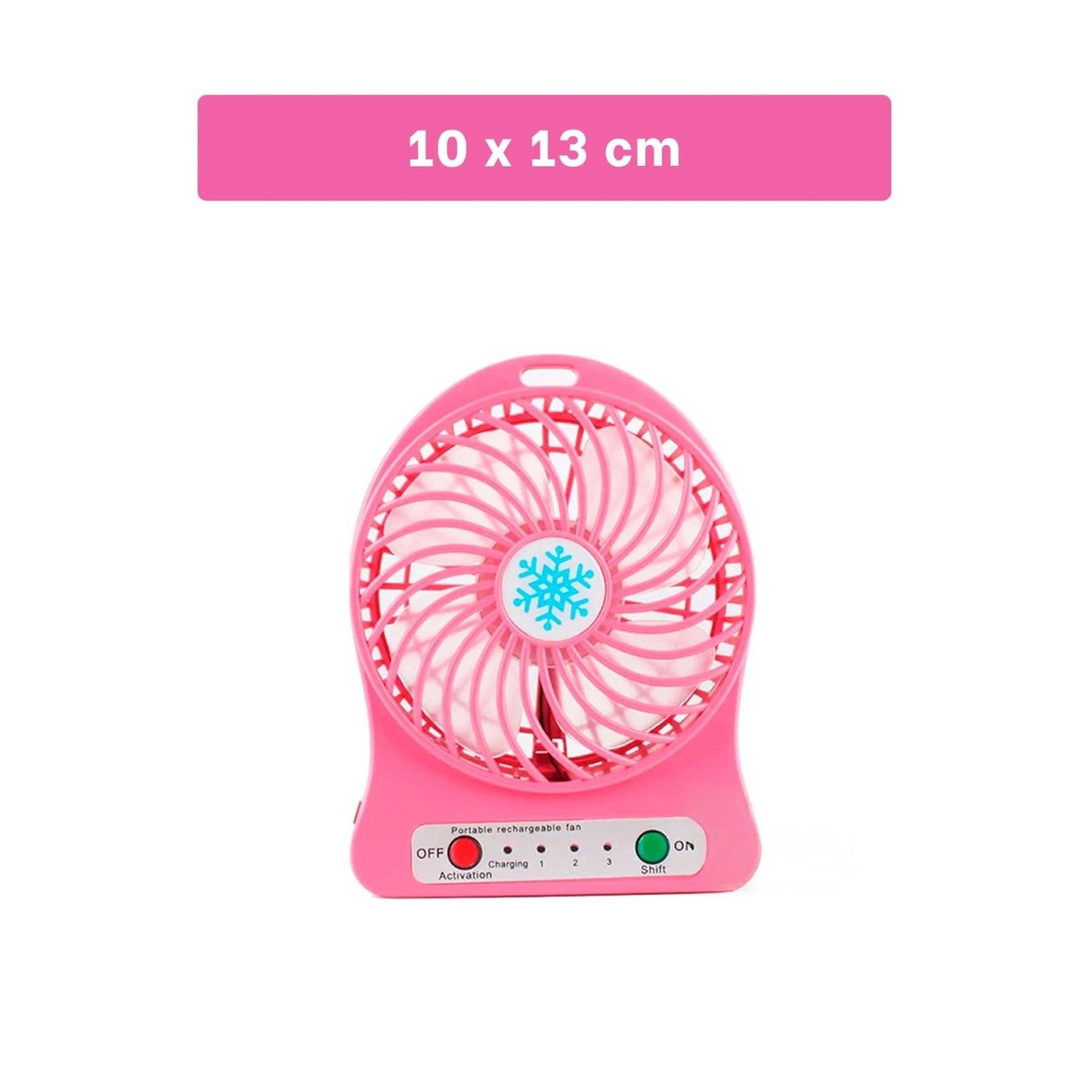 PACK4 AIREADOR MINI PORTATIL RECARGABLE ROSADO DISENO MODERNO Y LIGERO Y+REGALO STICKER - 4