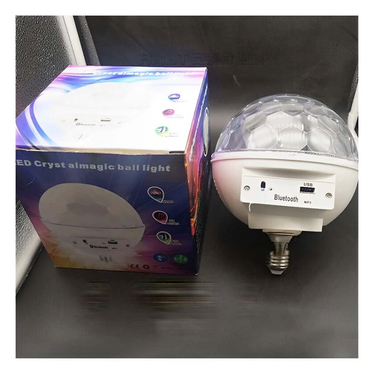 PACK2 FAROL BOCINA BLANCO POTENTE CON ILUMINACION LED Y ALTAVOZ INTEGRADO - 2