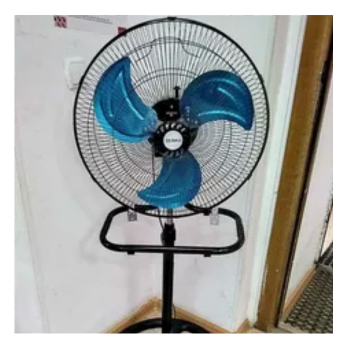 REFRESCADOR ELECTRICO 18PULG NEGRO CON AZUL POTENTE PARA HOGAR Y+LIGAS REGALO - 1
