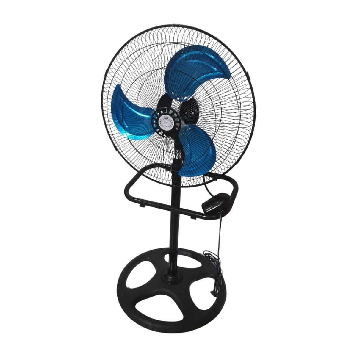 REFRESCADOR ELECTRICO 18PULG NEGRO CON AZUL POTENTE PARA HOGAR Y+LIGAS REGALO - 3