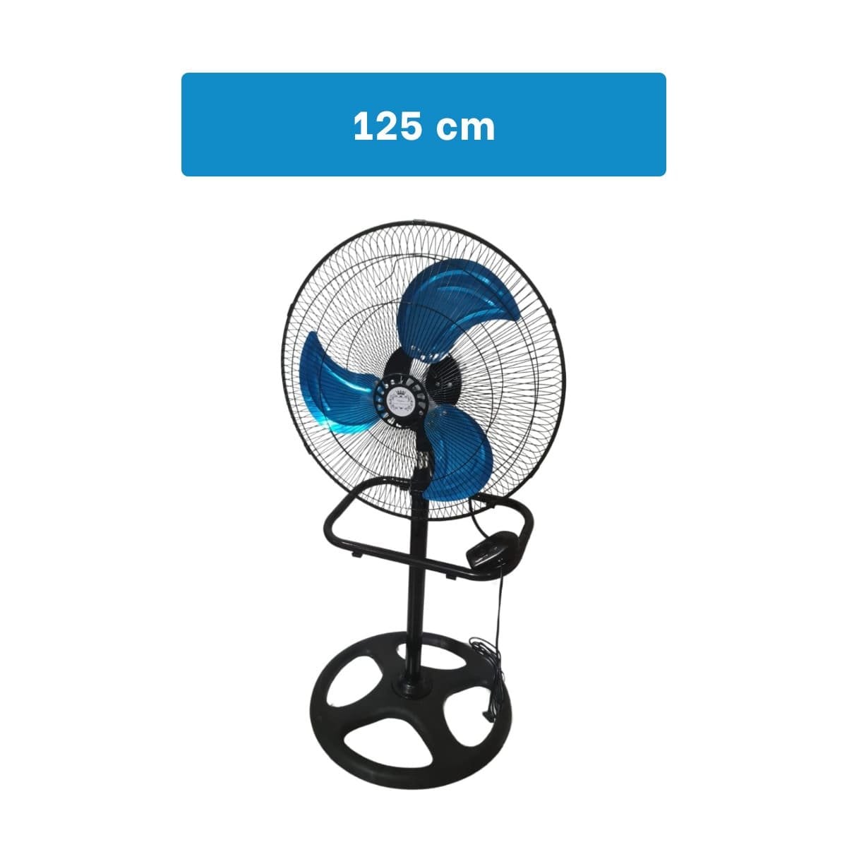 REFRESCADOR ELECTRICO 18PULG NEGRO CON AZUL POTENTE PARA HOGAR Y+LIGAS REGALO - 4