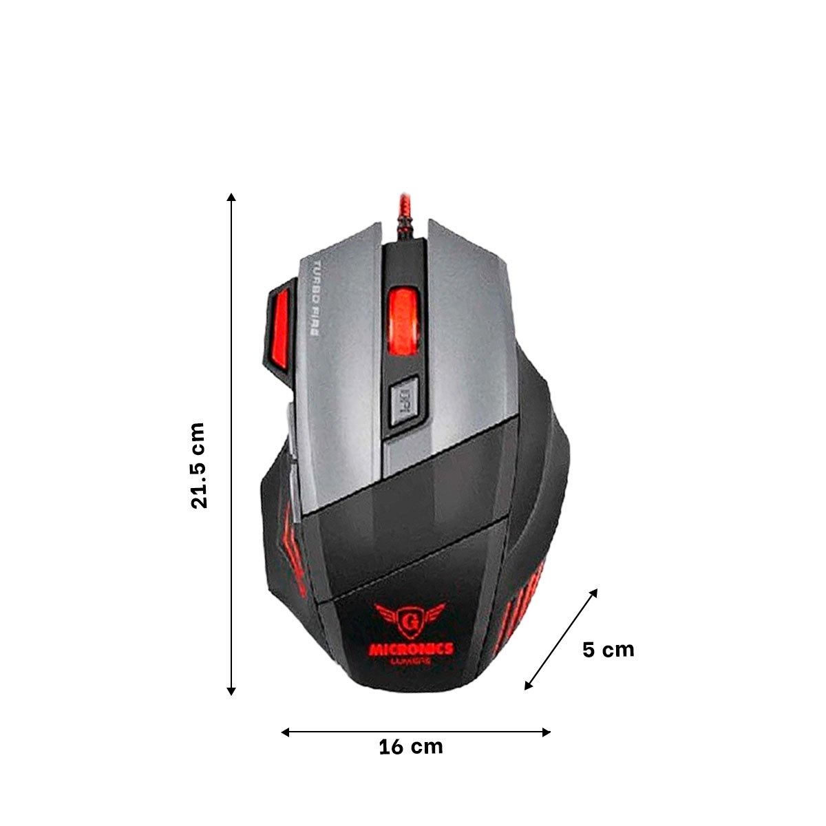 PERIFERICO GAMER LUMIERE NEGRO PARA JUGADORES CON TECNOLOGIA Y+LIGAS REGALO - 4