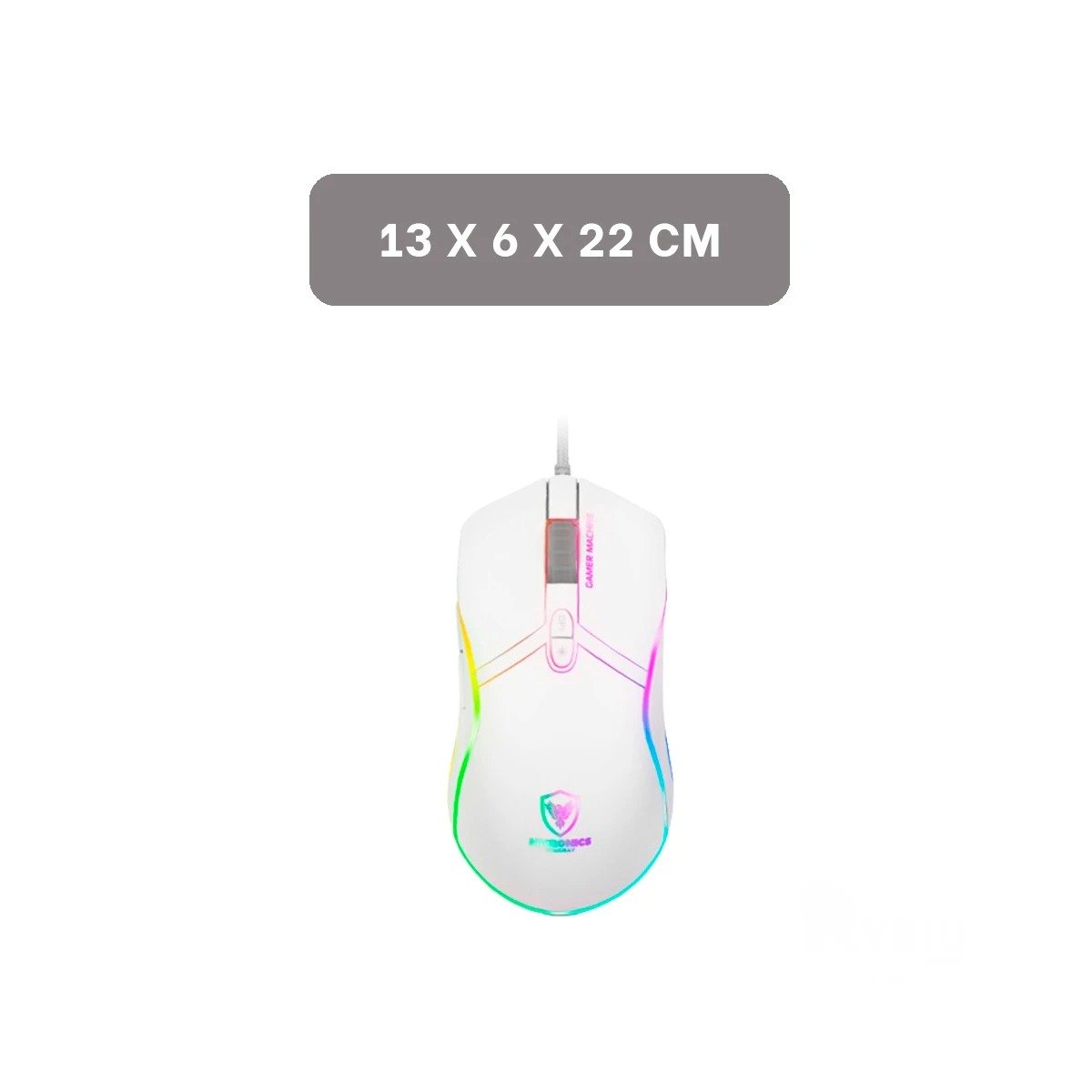 PACK4 DISPOSITIVO GAMER STINGRAY BLANCO PARA LAPTOP CON RESPUESTA VELOZ Y+REGALO STICKER - 4