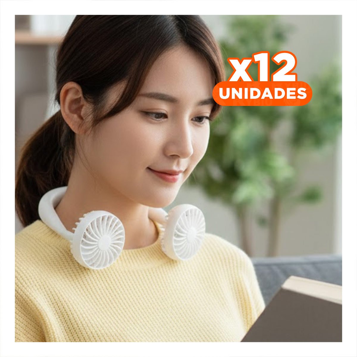 PACK12 ACCESORIO PORTATIL RECARGABLE PARA CUELLO FLEXIBLE BLANCO DIARIO - 1