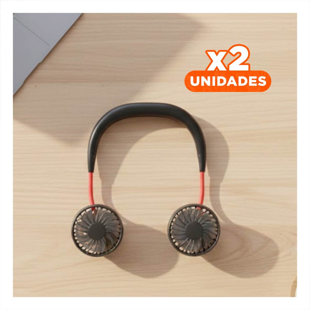 PACK2 APARATO ERGONOMICO RECARGABLE PARA CUELLO FLEXIBLE NEGRO Y+REGALO STICKER - 1