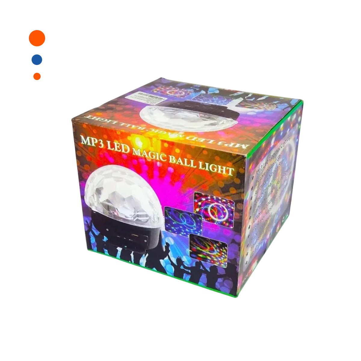 PACK12 FOCO DE LUCES LED CON PARLANTE Y CONTROL PARA AMBIENTE ELEGANTE Y+REGALO STICKER - 2