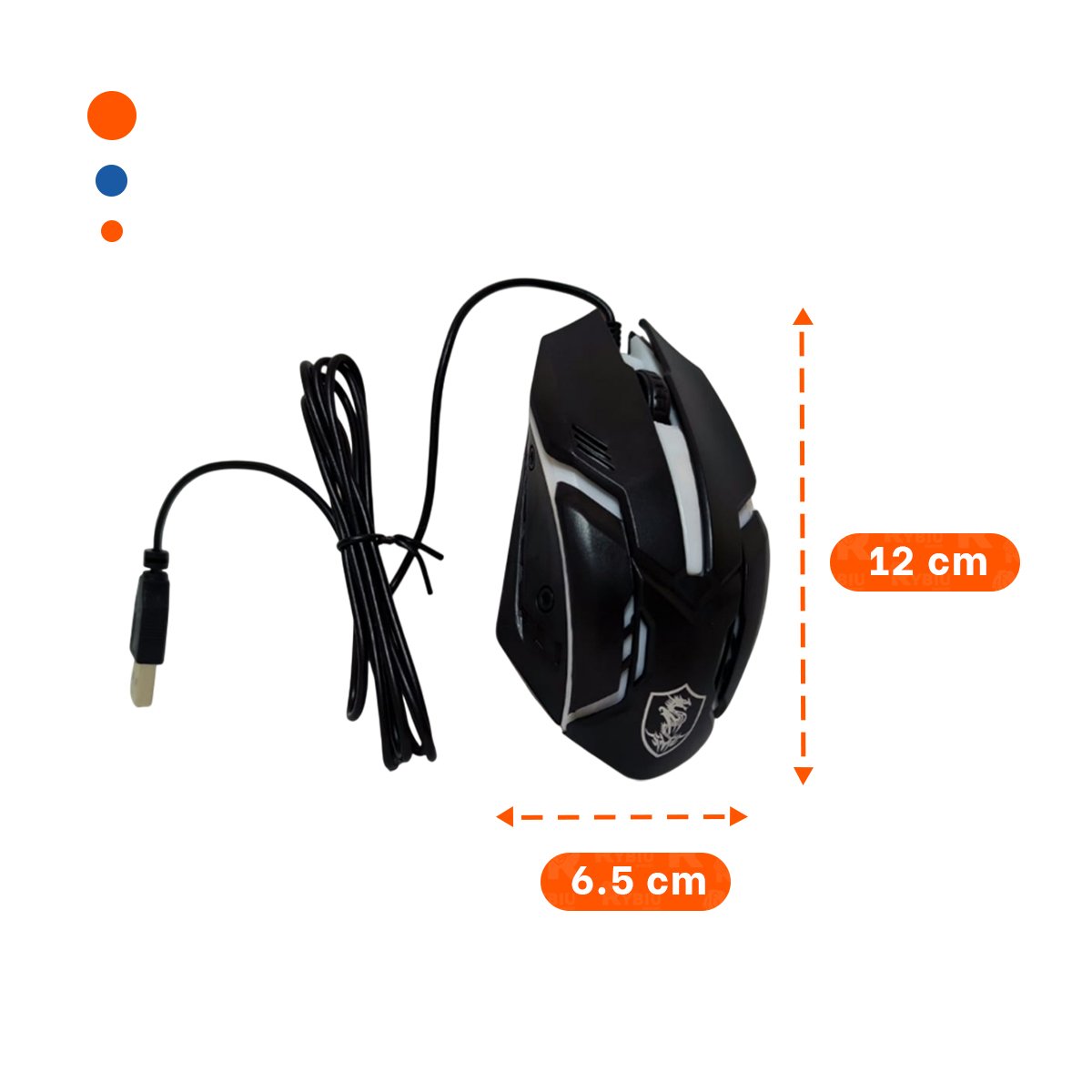 PACK2 DISPOSITIVO APUNTADOR LIGKT GAME NEGRO CON PRECISION OPTICA Y+PAPEL REGALO - 4