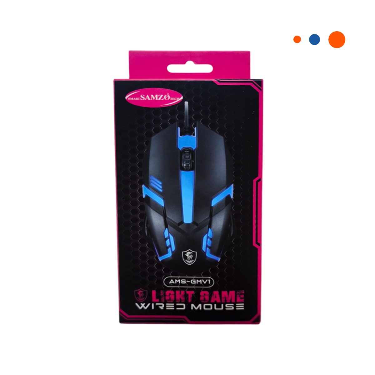 CONTROLADOR MOUSE LIGKT GAME NEGRO CON DESLIZAMIENTO SUAVE Y+REGALO STICKER - 3