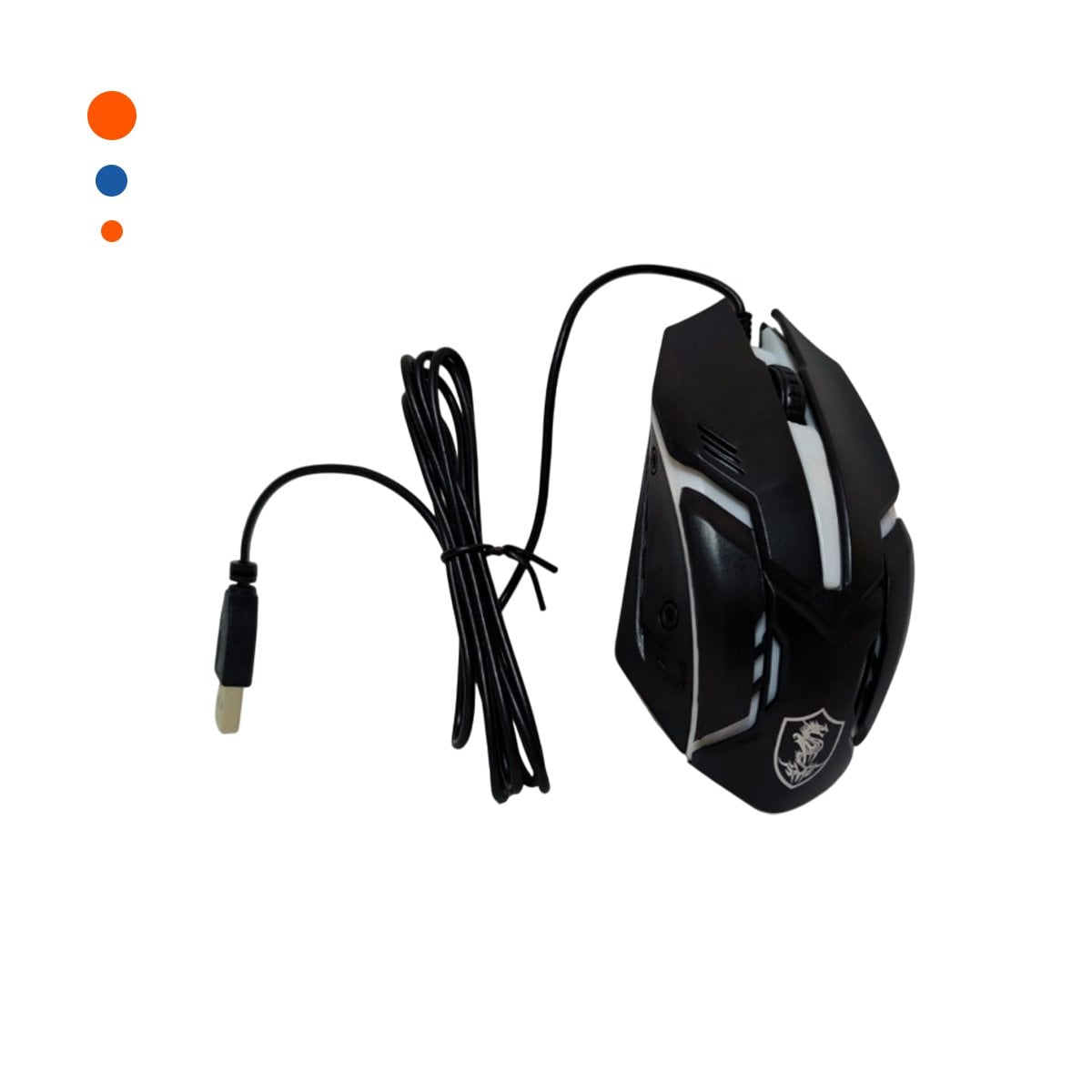 DISPOSITIVO APUNTADOR LIGKT GAME NEGRO CON CONEXION USB Y+PAPEL REGALO - 1