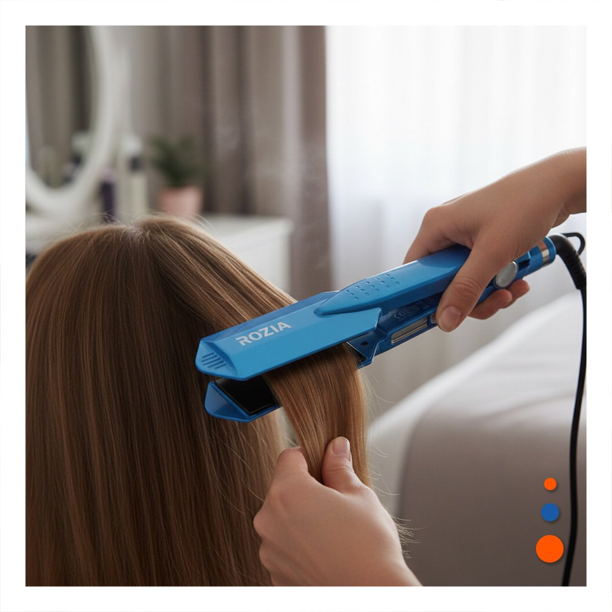 PLANCHA DE CABELLO TURQUEZA CON CALENTAMIENTO RAPIDO PARA ESTILO DIARIO Y+LIGAS REGALO - 1