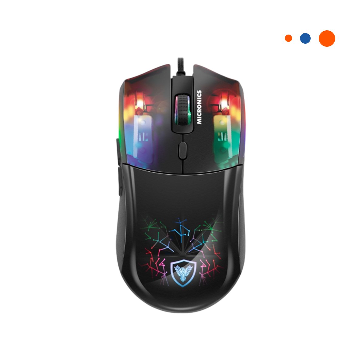PACK4 KIT GAMER MACHINE 2 NEON NEGRO CON TECLADO PARA PC Y MOUSE RGB Y+PAPEL REGALO - 3