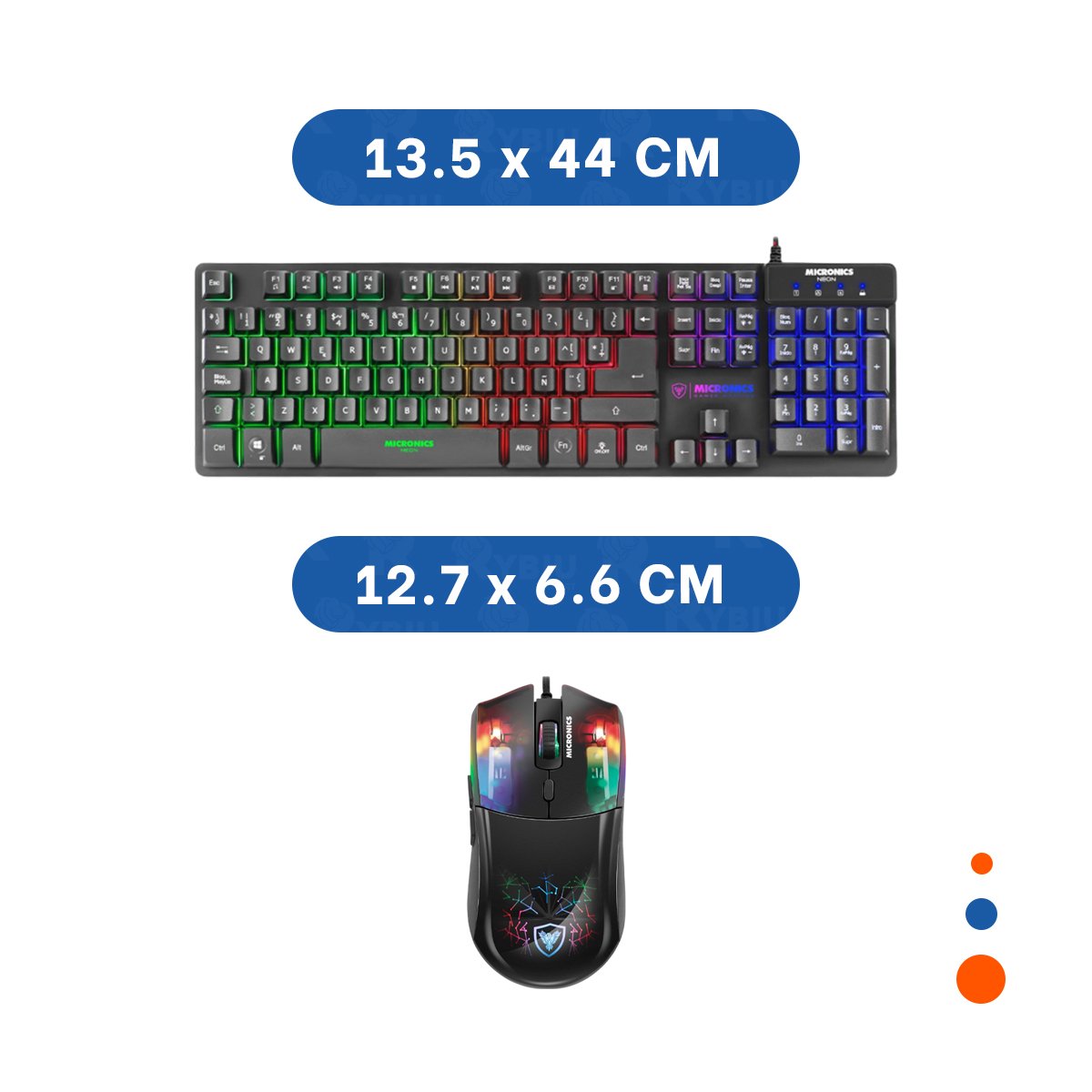 PACK4 KIT GAMER MACHINE 2 NEON NEGRO CON TECLADO PARA PC Y MOUSE RGB Y+PAPEL REGALO - 4