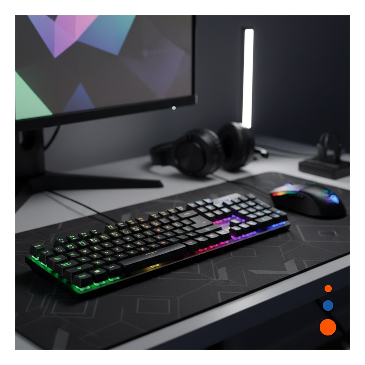 PACK4 KIT GAMER MACHINE 2 NEON NEGRO CON TECLADO PARA PC Y MOUSE RGB Y+PAPEL REGALO - 5