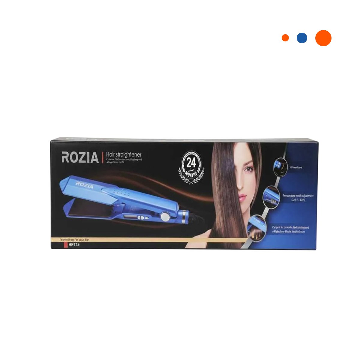 ALISADOR DE CABELLO TURQUEZA CON DISENO MODERNO PARA PEINAR CABELLO Y+REGALO STICKER - 3
