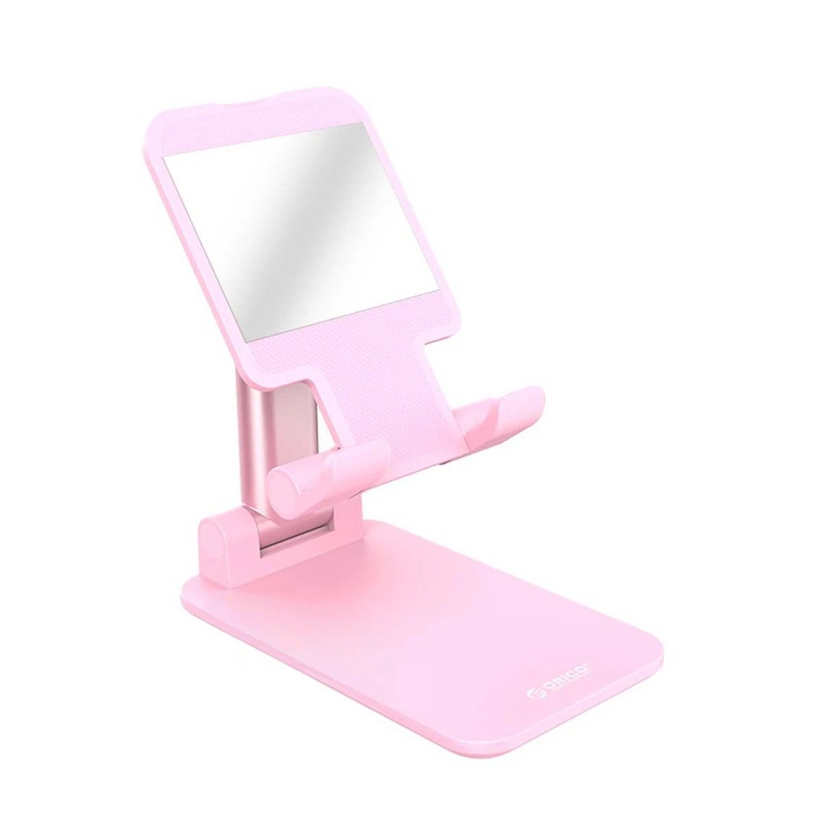 PACK12 PLATAFORMA FLEXIBLE PLEGABLE PARA CELULAR ROSADO CON ANGULO REGULABLE Y+REGALO STICKER - 2