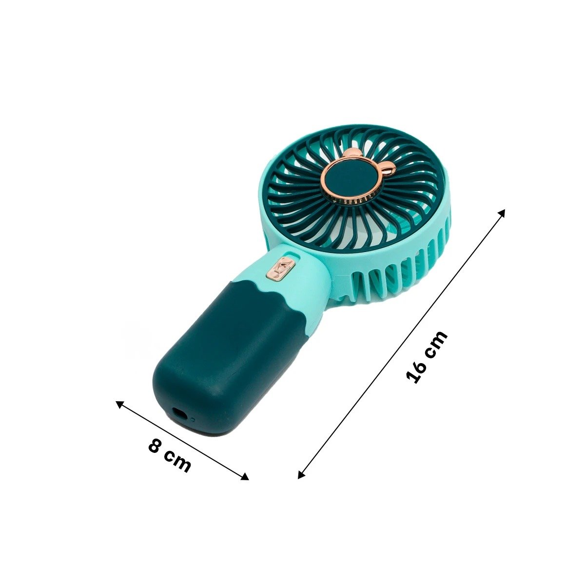 PACK12 VENTILACION CON OREJITAS SOLAR PORTATIL RECARGABLE POTENTE PRACTICO Y+PAPEL REGALO - 4