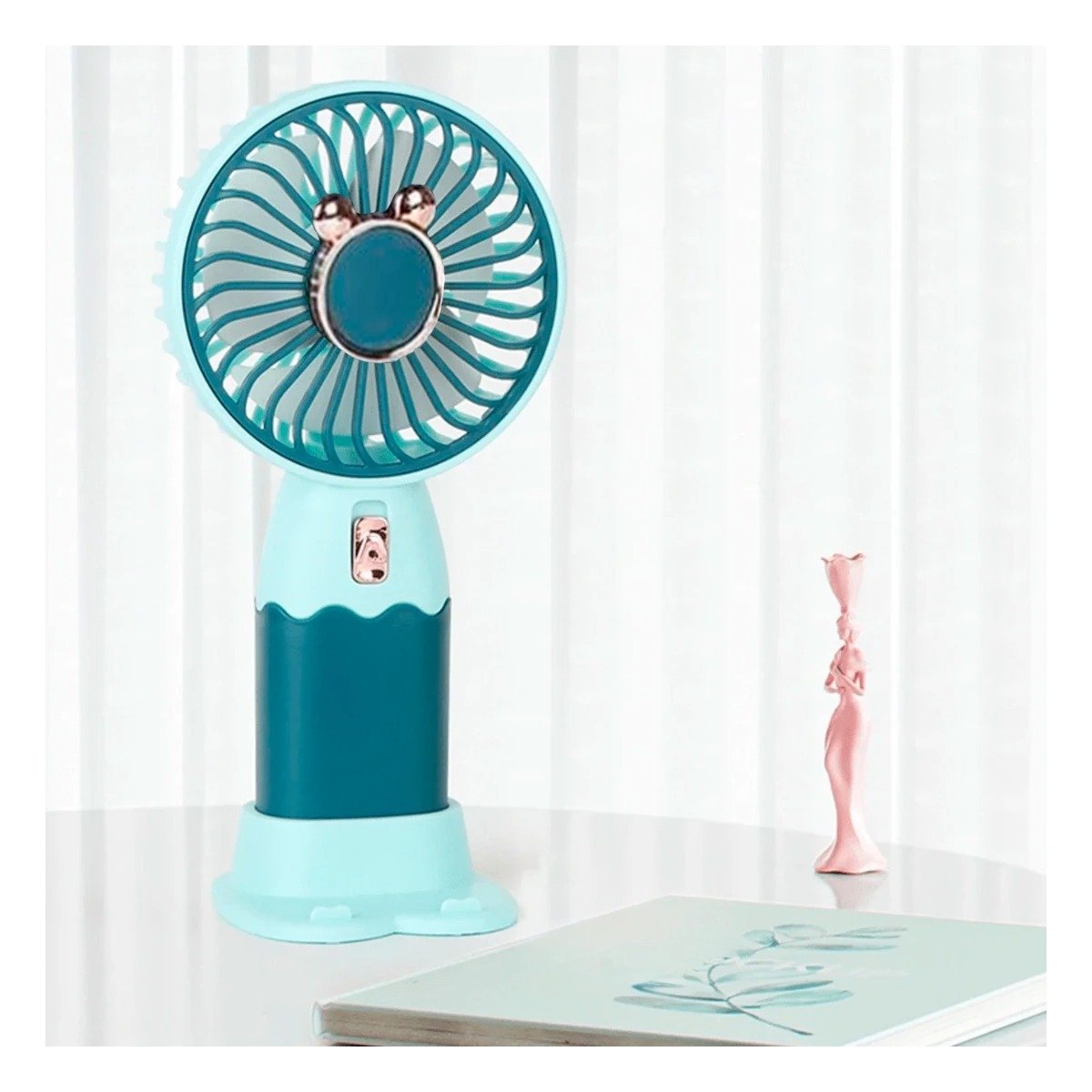 PACK2 REFRIGERADOR RECARGABLE CON OREJITAS PORTATIL DURADERO MODERNO Y EFICIENTE Y+PAPEL REGALO - 5